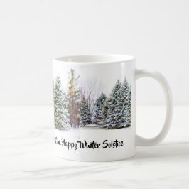 Caneca De Café Feriado de inverno / Mug de solstício feliz