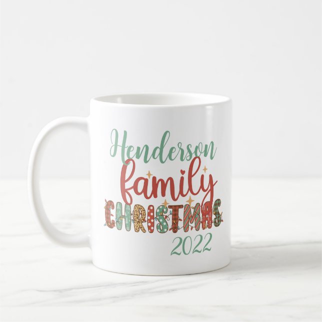 Caneca De Café Feriado de Match da Família 2022 (Esquerda)