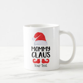 Caneca De Café Feriado de Natal da Mamãe Santa Hat Engraçado