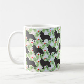 Caneca De Café Feriado de Natal de Sheepdog