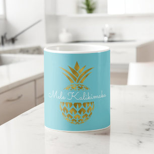 Caneca De Café Feriado de Natal Mele Kalikimaka Pineapple