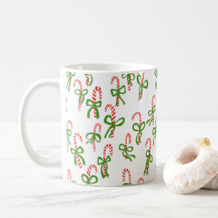 Caneca De Café Feriado doce de Natal doce Canes Xmas