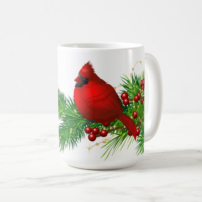 Caneca De Café Feriado Mug-Cardinal (Frente Esquerda)