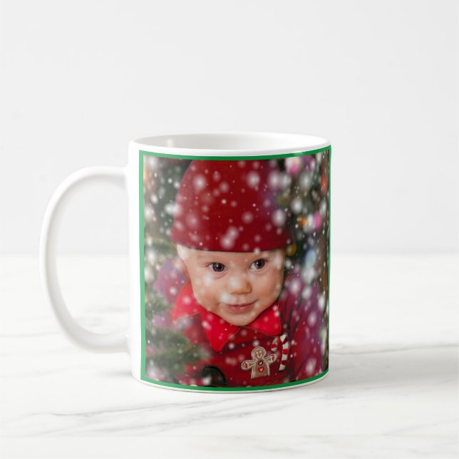 Caneca De Café Feriado Natal - Mug de presente - Personalizar (Esquerda)