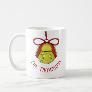 Caneca De Café Feriado Personalizado Feriado Bonito Nome de Natal