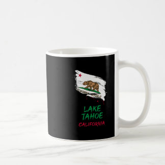 Caneca De Café Férias Bandeira Mancha de Tinta Lago Tahoe Califór