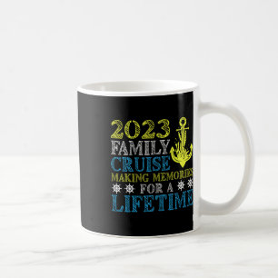 Caneca De Café Férias de Cruzeiro em Família Roupa de Festa Diver