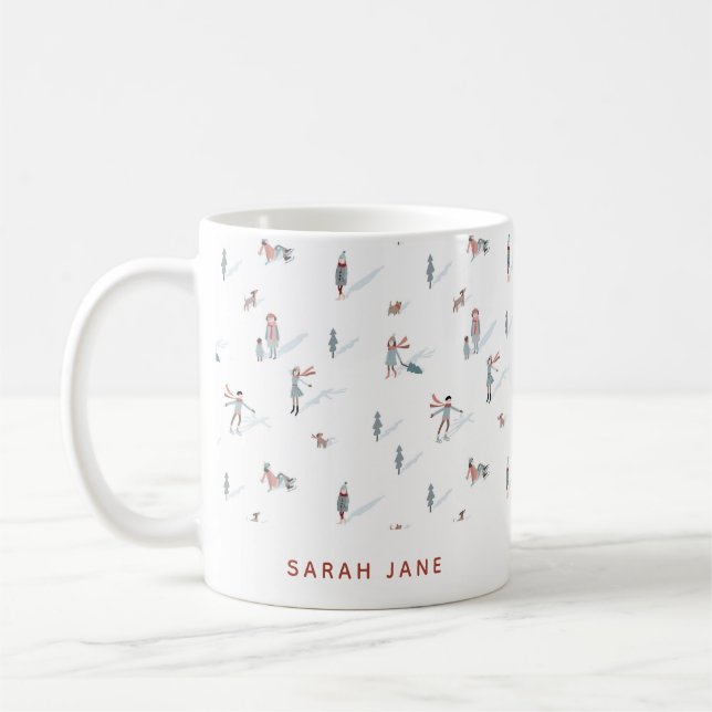 Caneca De Café Férias de Inverno (Esquerda)