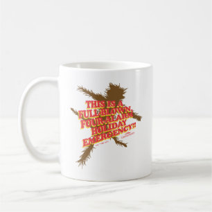 Caneca De Café Férias de Natal Emergência de Feriado de Quatro