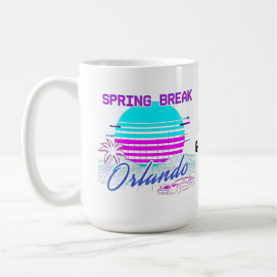 Caneca De Café Férias de Primavera 2026 Orlando Depois do Anoitec
