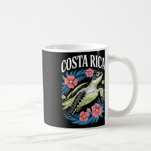 Caneca De Café Férias de Tartaruga Marinha Tropical Pura Vida Cos