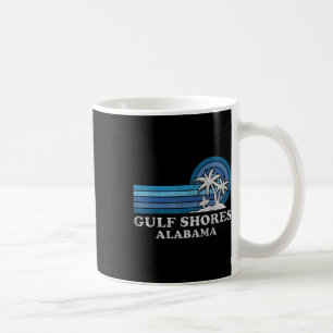 Caneca De Café Férias de Verão da Família Alabama, na praia, na p