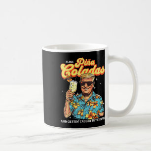 Caneca De Café Férias de Verão de Donald Trump no Havaí na Praia 
