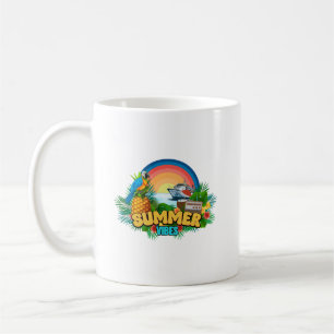 Caneca De Café Férias de Vibrações de Verão