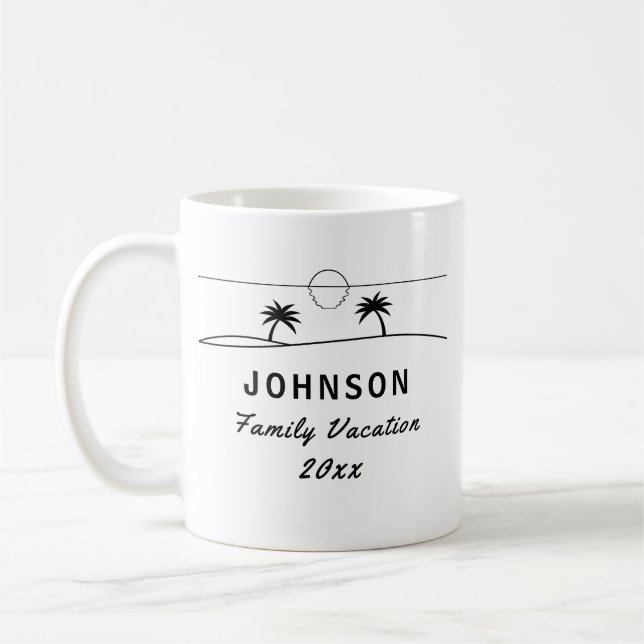 Caneca De Café Férias em família (Esquerda)