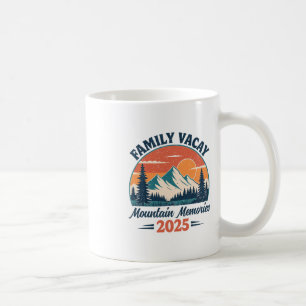 Caneca De Café Férias em Família 2025 Memórias da Viagem às Monta