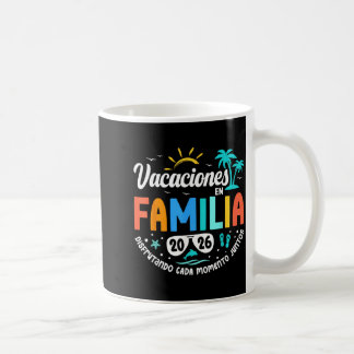 Caneca De Café Férias Em Família 2026 Verão Correspondente México