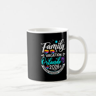 Caneca De Café Férias em Família em Orlando 2026 Praia Férias de
