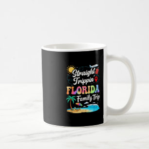 Caneca De Café Férias em Família na Flórida 2025 Viagem Straight