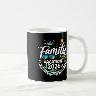 Caneca De Café Férias em Família no Kauai 2026 Roupas Combinando