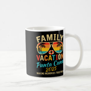 Caneca De Café Férias em Família Punta Cana 2025 Férias de Verão