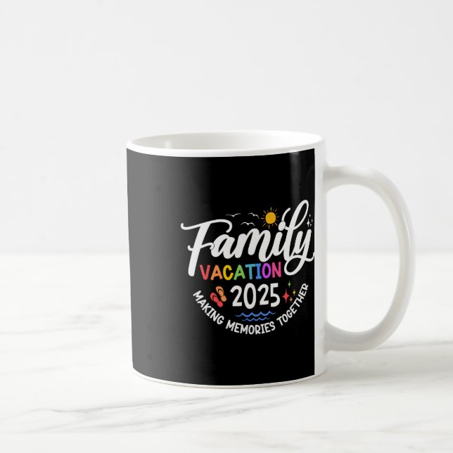 Caneca De Café Férias Familiares 2025 Férias de Verão em Matança  (Direita)