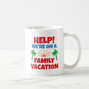 Caneca De Café Férias Familiares de Ajuda