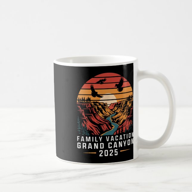 Caneca De Café Férias Familiares Grand Canyon 2025 Férias Familia (Direita)