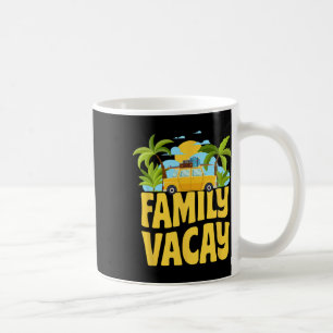 Caneca De Café Férias Familiares Primavera de Férias de Verão Mem
