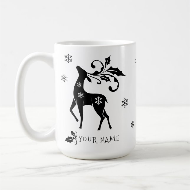 Caneca De Café Férias Personalizadas (Esquerda)
