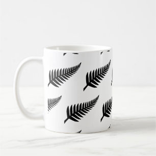 Caneca De Café Fern prateado neozelandês