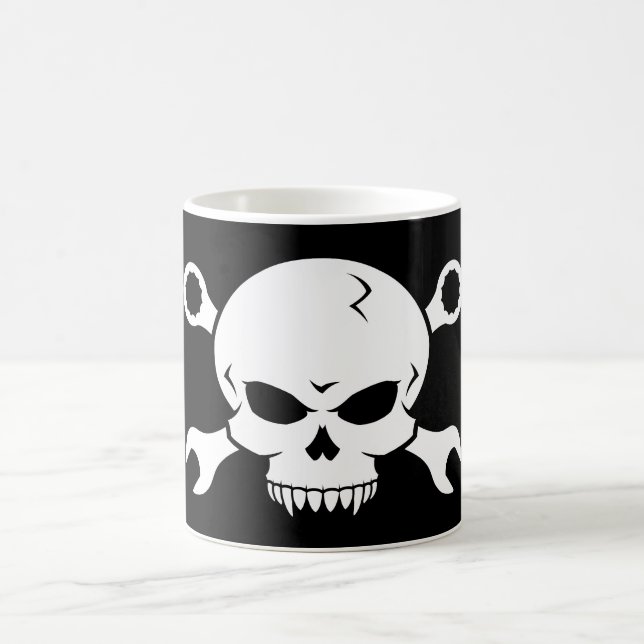 Caneca De Café Ferramentas do crânio "n" - parafuse o pirata 2 (o (Centro)