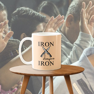 Caneca De Café Ferro afiado Ferro Faca Cristã