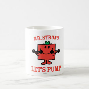 Caneca De Café Ferro de bombeamento com Sr. Forte