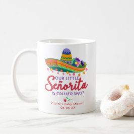 Caneca De Café Feset Floral Fiesta Little Señorita Chá de fraldas