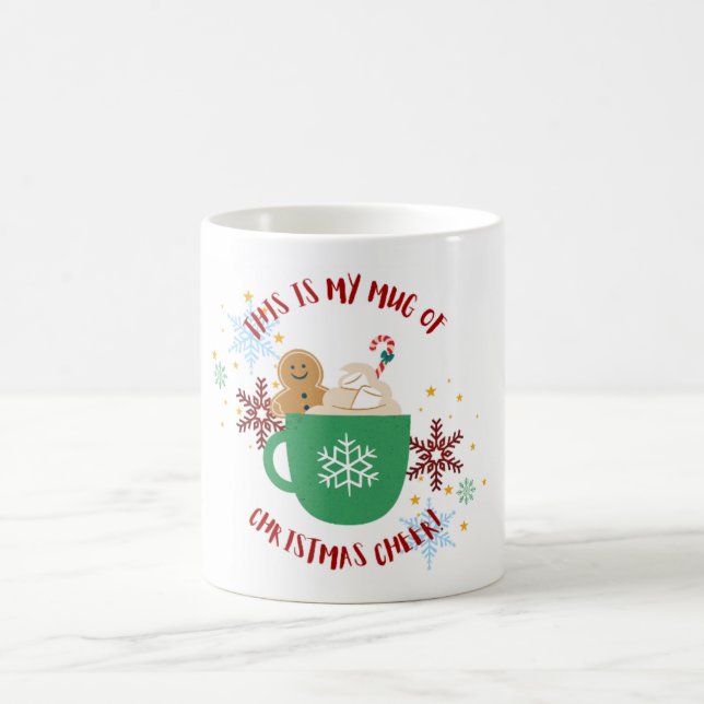 Caneca De Café FesNatal Cheio Mug com Pão de Pão (Centro)