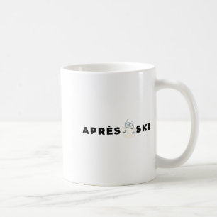 Caneca De Café Festa após esqui bebidas após esqui esqui snowboar