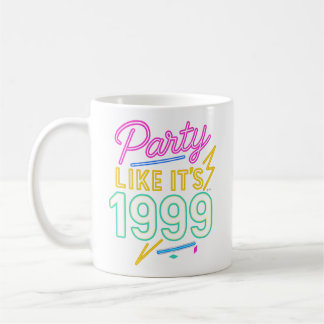 Caneca De Café Festa Como Se Fosse 1999®™ – Neon Voltage