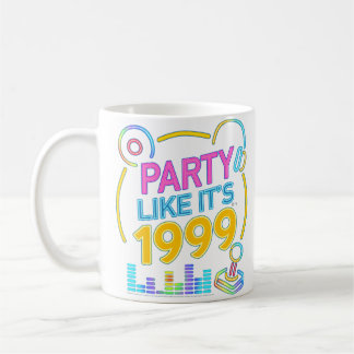 Caneca De Café Festa Como Se Fosse 1999®™ – Trilha Sonora Neon