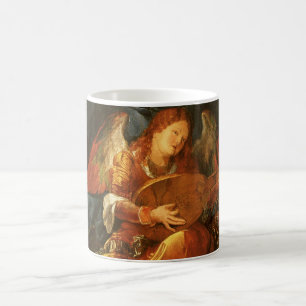 Caneca De Café Festa das Grinaldas de Rosas Anjo por Albrecht Dur
