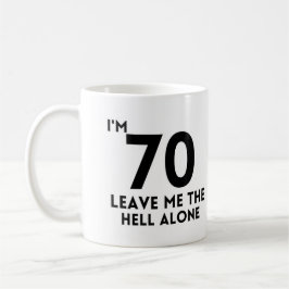 Caneca De Café Festa de 70 de aniversário de 70 anos