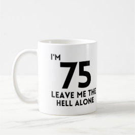 Caneca De Café Festa de 75 anos Festa bonita de 75 anos