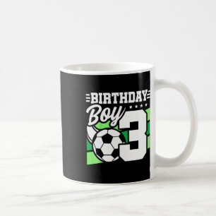 Caneca De Café Festa de Aniversário de Futebol Infantil - Menino