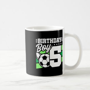 Caneca De Café Festa de Aniversário de Futebol Infantil - Menino