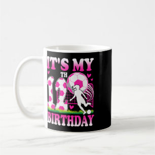 Caneca De Café Festa de Aniversário de Menina de 12 Anos com Tema