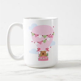 Caneca De Café Festa de Aniversário do Capivara Relógio Infantil