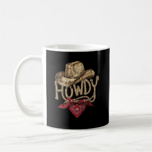 Caneca De Café Festa de Aniversário do Cowboy Ocidental