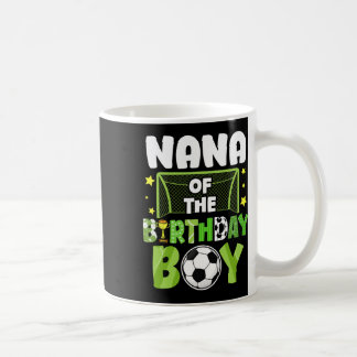 Caneca De Café Festa de Aniversário do Menino da Vovó de Futebol 