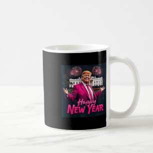 Caneca De Café Festa de Ano Novo do Funny Trump 2025 Trump Ano No