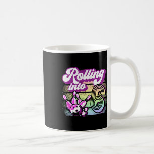 Caneca De Café Festa de boliches a Passar para 6 Boliches de Aniv